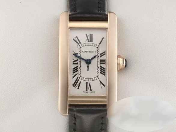  Cartier Tank Américaine Lady Tank Americaine Rosegold 750 Lederband 2018 Damen 18kt Rose Gold </h1> 