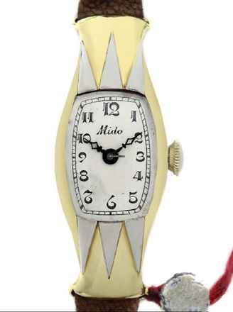  Mido Ladies NOS 18 k Yellow Gold 1930s 
