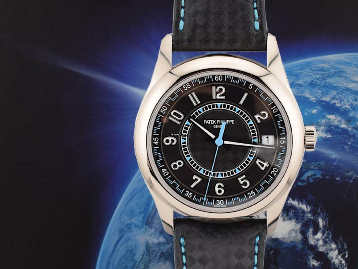 Patek Philippe Calatrava 6007g-011 Black/turquoise & White Gold - New Ita 2023