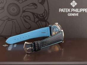 Thumbnail von Patek Philippe Calatrava 6007g-011 Black/turquoise & White Gold - New Ita 2023