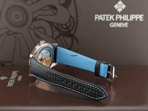 Thumbnail von Patek Philippe Calatrava 6007g-011 Black/turquoise & White Gold - New Ita 2023