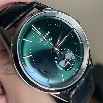  Longines Flagship Heritage MOONPHASE NEW FULL SET 