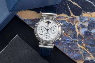 Thumbnail von IWC Da Vinci Perpetual Calendar Chronograph 18K Weissgold Gold Ref. IW375007