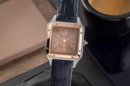  Cartier Santos Dumont China Limited Edition Stahl / Rosegold Ref. W2SA0027 4298 
