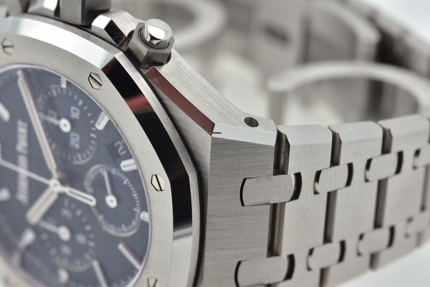 Audemars Piguet Royal Oak Chronograph 38mm 50th Anniversary Blue Dial 26715ST.OO.1356ST.01