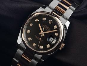 Thumbnail von Rolex Datejust 36 Ref.116201 2008 Full Set wie Neu Vintage </h1>