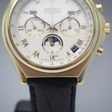 Thumbnail von Zenith El Primero Chronomaster 3019 Chronomaster Vintage Gold 18k/750 Box+Papiere Zenith Service Box/papers +Zenith SERVICED