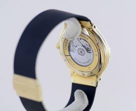 Thumbnail von Hublot 18K MDM Automatic 36mm Black Gold Rubber Top rar </h1>