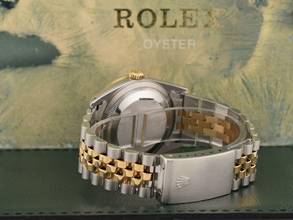 Thumbnail von Rolex Datejust 36 16233 Black Diamonds Dial - After Diamonds Bezel - Full Set 36mm