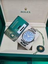 Thumbnail von Rolex Oyster Perpetual 41mm 134300 Med Blue Dial Unworn/New Condition Full Set 6/2025