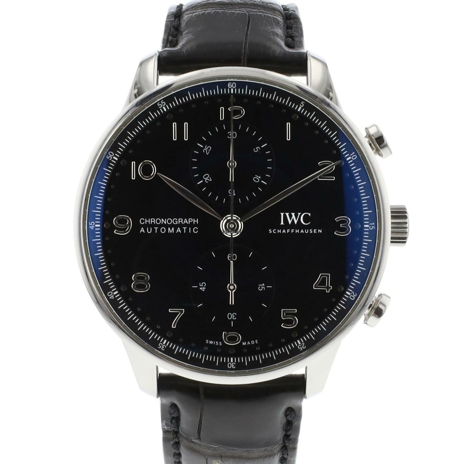IWC Portugieser Chronograph Black Dial