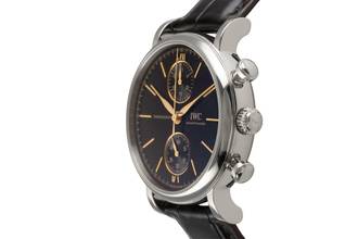 Thumbnail von IWC Portofino Chronograph Edelstahl Automatik Herrenuhr Ref. IW391404 B&P 2021