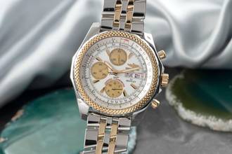 Thumbnail von Breitling Bentley GT Motors Chronograph Stahl / Gold Automatik Ref. D13362