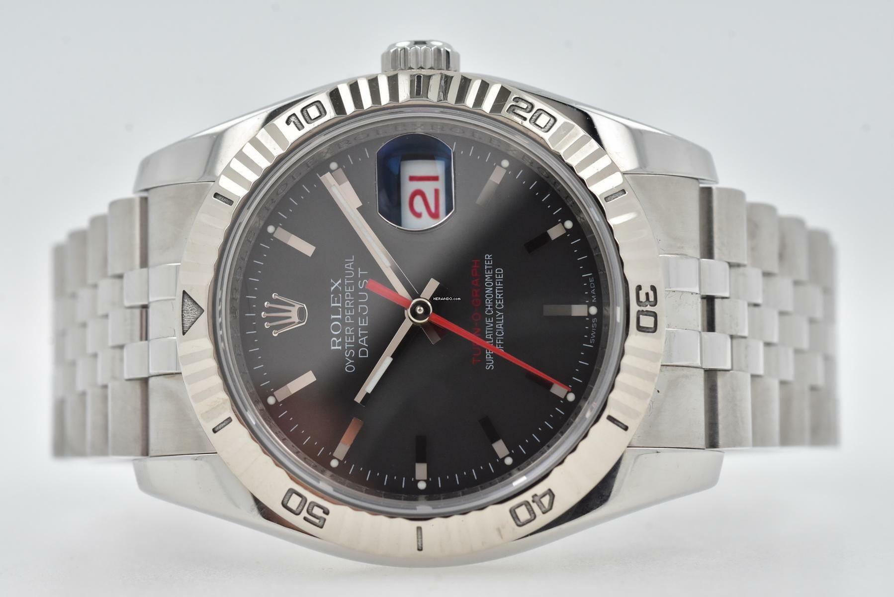 Rolex Datejust Turn-O-Graph Turn-O-Graph TOG 116264 Grey Super Jubilee LC531 </h1>