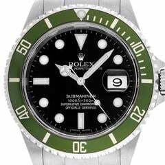 Rolex Submariner Date Kermit Ref.16610LV 2006 LC 100 Full Set Original Unpoliert </h1>