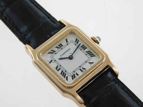  Cartier Santos Dumont Paris Full Set Handaufzug aus 18 Karat Gelbgold 25 X 36 mm 