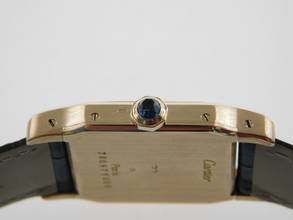 Thumbnail von Cartier Santos Dumont Paris Full Set Handaufzug aus 18 Karat Gelbgold 25 X 36 mm