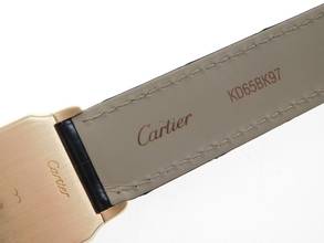 Thumbnail von Cartier Santos Dumont Paris Full Set Handaufzug aus 18 Karat Gelbgold 25 X 36 mm