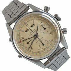 Rolex Chronograph Dato Compax 4767 Jean-Claude Killy chronograph ivory dial very rare 1947's </h1>