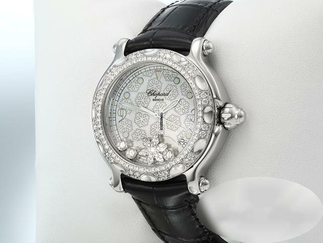 Chopard Happy Sport Snowflake 288946 Edelstahl Weissgold 750 Diamanten Steel 18kt White Gold </h1>