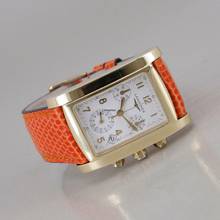 Thumbnail von Longines DolceVita Dolce Vita 18k Gold Quarz Chronograph 3 Kaufmann Armbänder 28 x 34 mm