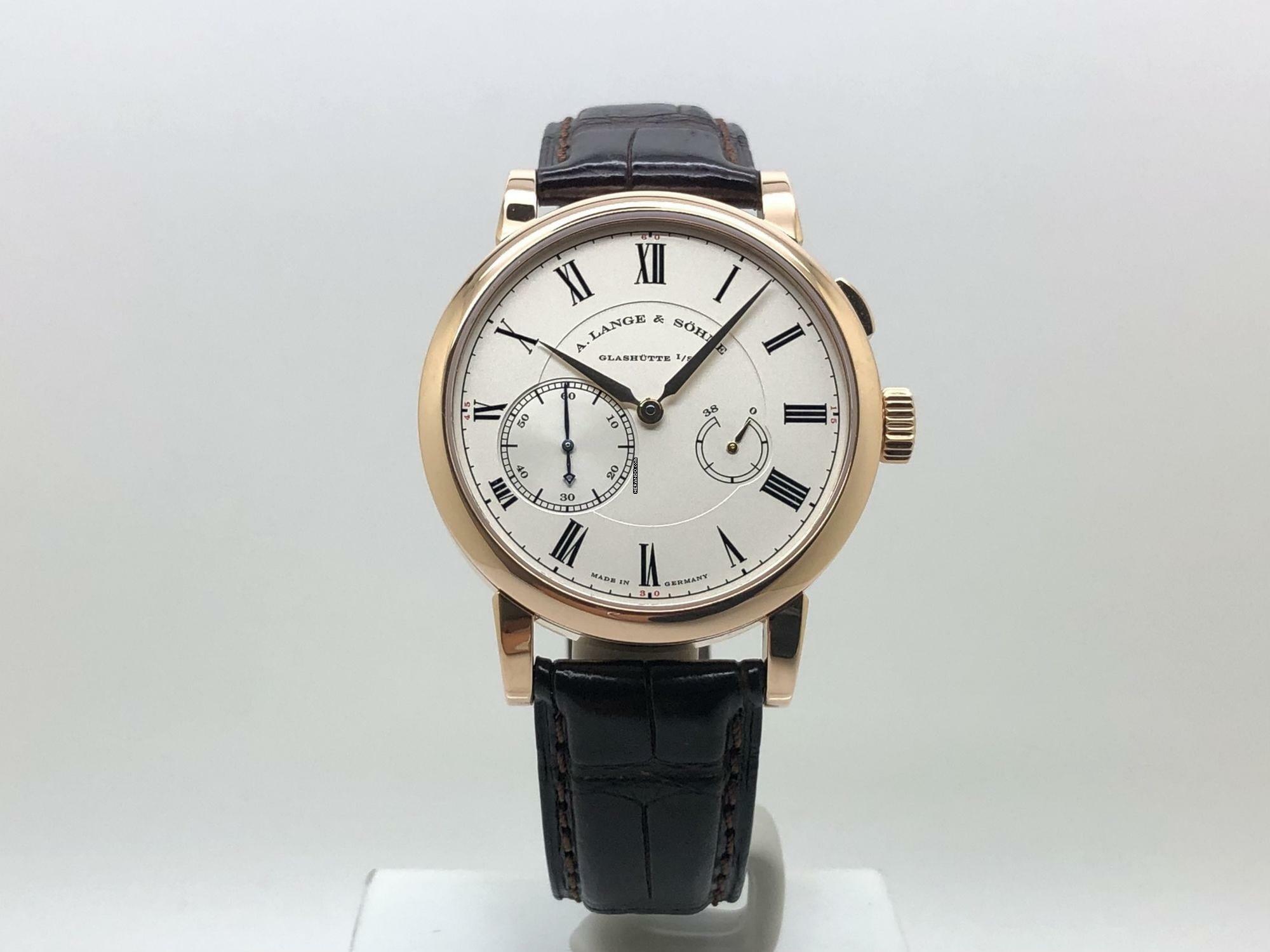 A. Lange & Söhne Richard Lange Referenzuhr 40mm 18k Rose Gold Box And Papers Like New 250.032 2013