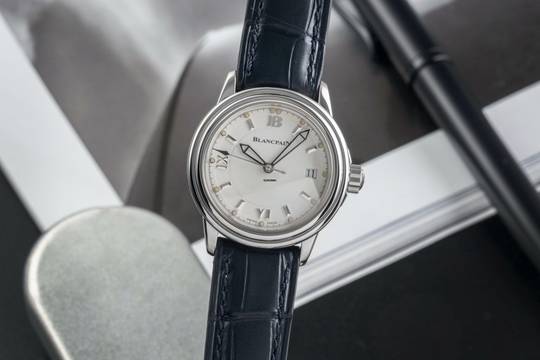 Blancpain Léman Ultra Slim Automatik Edelstahl Damenuhr Ref. 2102-1127-11  