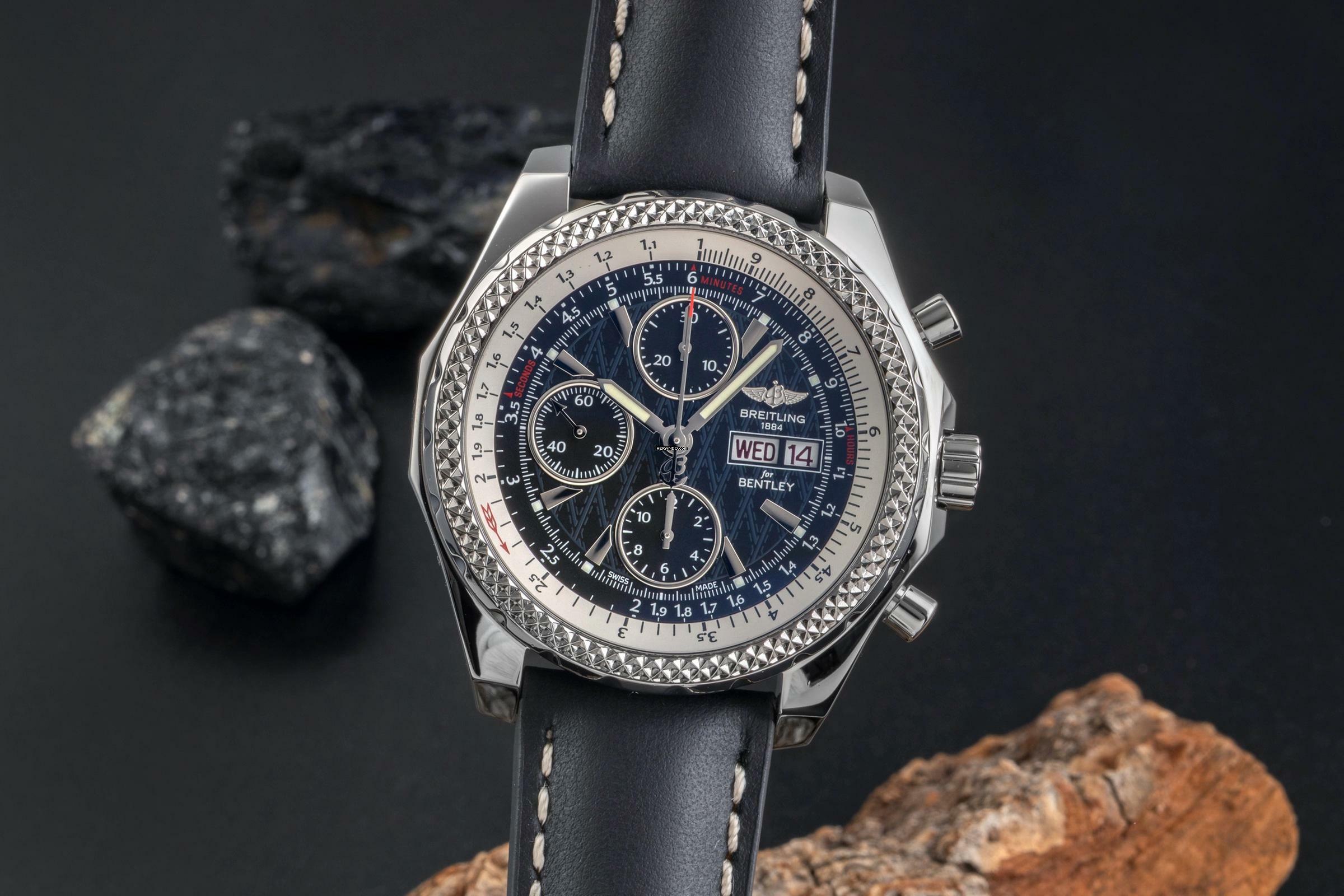 Breitling Bentley GT Chronograph Edelstahl Automatik Herrenuhr Ref. A13362