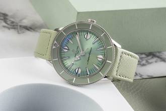 Thumbnail von Breitling Superocean Heritage Stahl Automatik Damen Ref. A10340 Box & Papiere