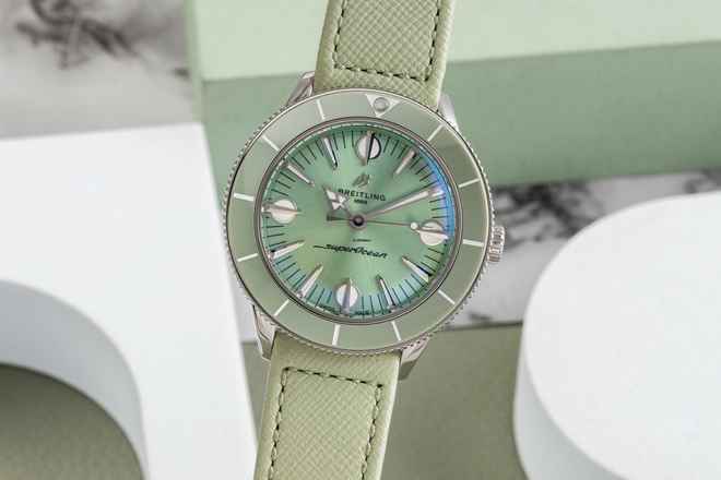  Breitling Superocean Heritage Stahl Automatik Damen Ref. A10340 Box & Papiere  