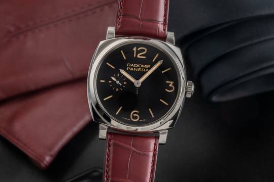 Panerai Radiomir 1940 Handaufzug Edelstahl Herrenuhr Ref. PAM00512  
