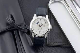 Thumbnail von Glashütte Original Senator Automatik Edelstahl Herrenuhr Ref. 39-44-04-12-04