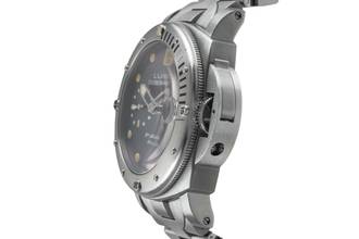 Thumbnail von Panerai Submersible Stahl / Titan Automatik Herrenuhr Ref. PAM00106 B&P 2003