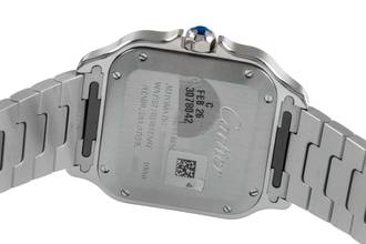 Thumbnail von Cartier Santos de Cartier Stahl Automatik Herrenuhr Ref. WSSA00065