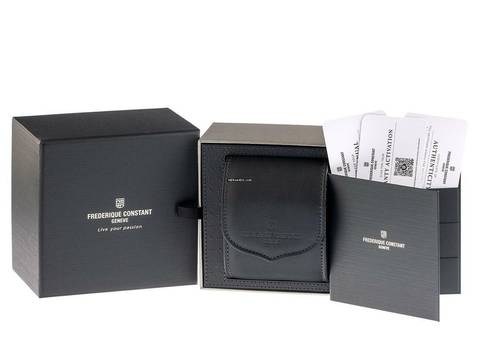  Frederique Constant Classics Carree Ref.FC-235GR2C6B Full Set Neu  