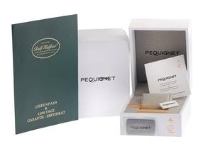 Thumbnail von Pequignet Concorde Green Dial Ref.9045336 Full Set Neu