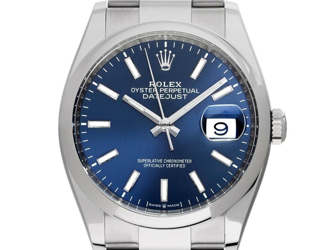 Rolex Datejust 36 Ref.126200 2022 Full Set wie Neu