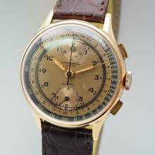 Thumbnail von Chronographe Suisse Cie 2-tone dial 2 Register Gold 18k/750 Venus 170 </h1>