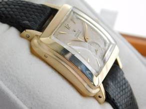 Thumbnail von Rolex Precision Super Precision 4663 Bubbleback Square 18K Gold Rarität v 1939