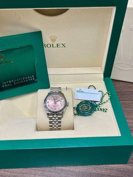  Rolex Datejust 31 Ref.278274 Pink Jubilee Full Set  