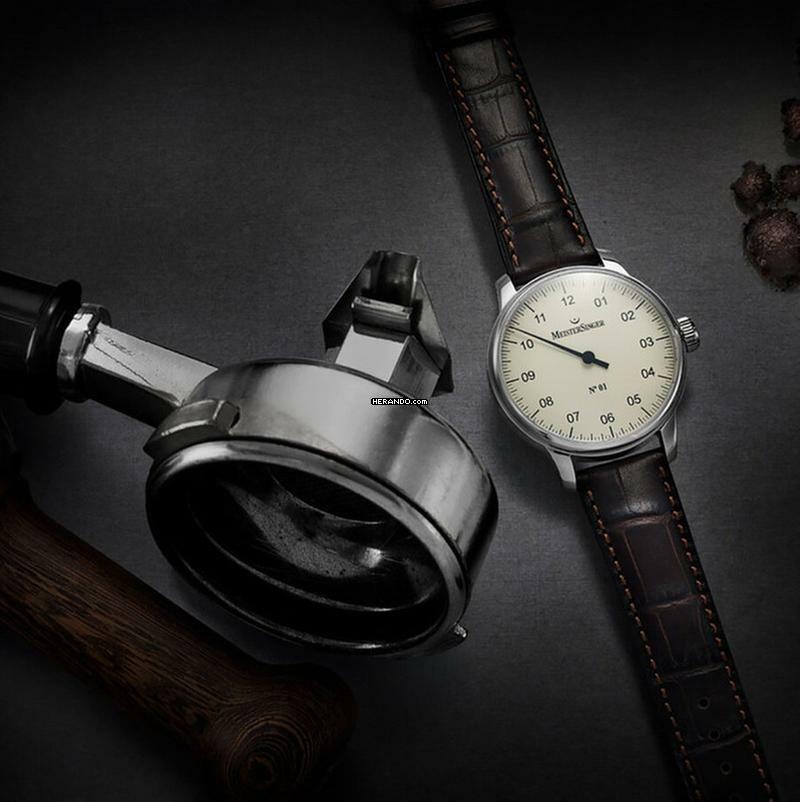 Meistersinger N° 01 Einzeiger Herrenuhr Handaufzug AM3303
