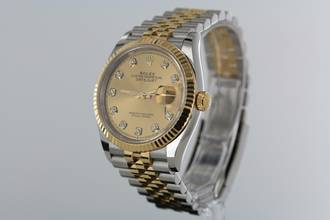 Thumbnail von Rolex Datejust 36 Full Set//Ref.126233//2021//Diamant//#728 </h1>