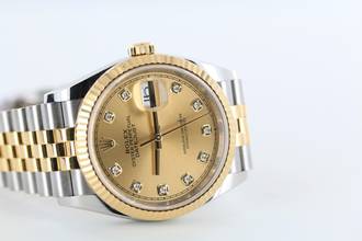 Thumbnail von Rolex Datejust 36 Full Set//Ref.126233//2021//Diamant//#728 </h1>