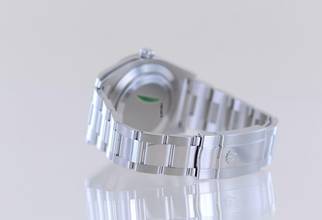 Thumbnail von Rolex Datejust II Stahl Weißgold Oyster silver Diamond Dial 41mm 116334 B+P </h1>