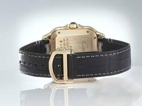 Thumbnail von Cartier Santos Mittleres Modell Wjsa0013 2023 Gelbgold 750 Diamanten Automatik 18kt Yellow Gold </h1>