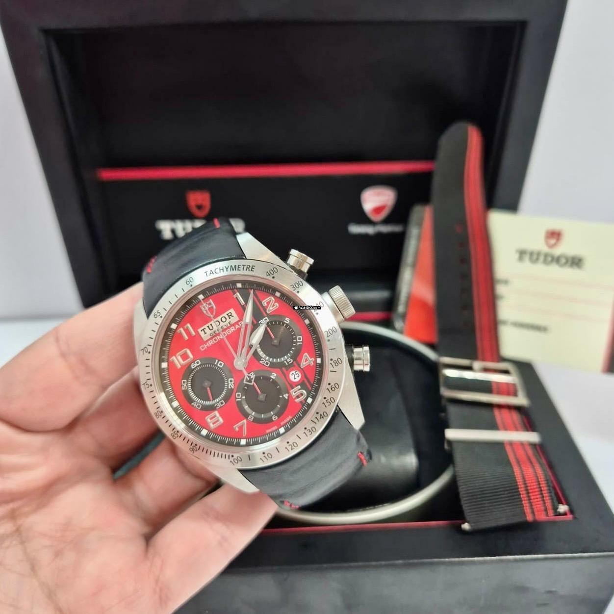 Tudor Fastrider Chrono Ducati Special Edition Chrono 42mm Automático Completo