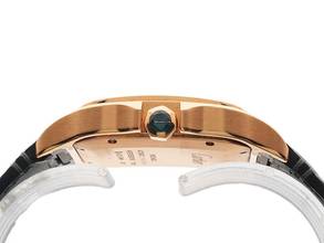 Thumbnail von Cartier Santos de Cartier Roségold / Leder 2021 • Big Size • Sehr schönes Full Set aus 2021 •