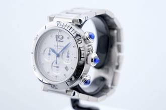 Thumbnail von Cartier Pasha Chronograph Steel - With Box And Papers - WSPA0018 2024