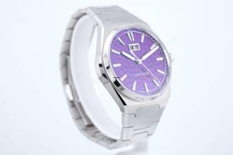 Thumbnail von Lucky Harvey Hammer Patern Chiming - Purple Dial - Chiming Hour - Unworn - Box+Papers Chime 2025