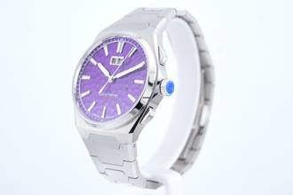 Thumbnail von Lucky Harvey Hammer Patern Chiming - Purple Dial - Chiming Hour - Unworn - Box+Papers Chime 2025